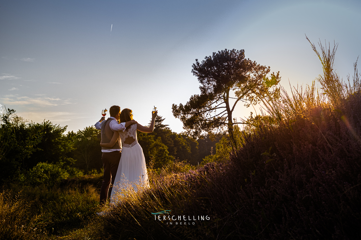 Trouwen op Terschelling camping Staatsbosbeheer