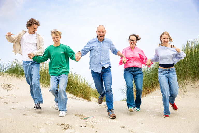 Familie fotoshoot op Terschelling