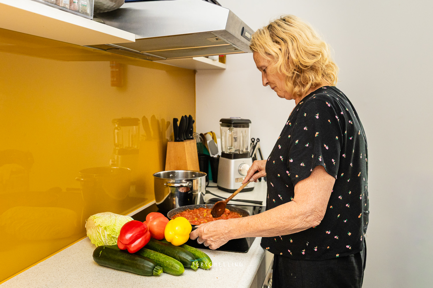 Koken in het Wadhuus fotograaf Terschelling