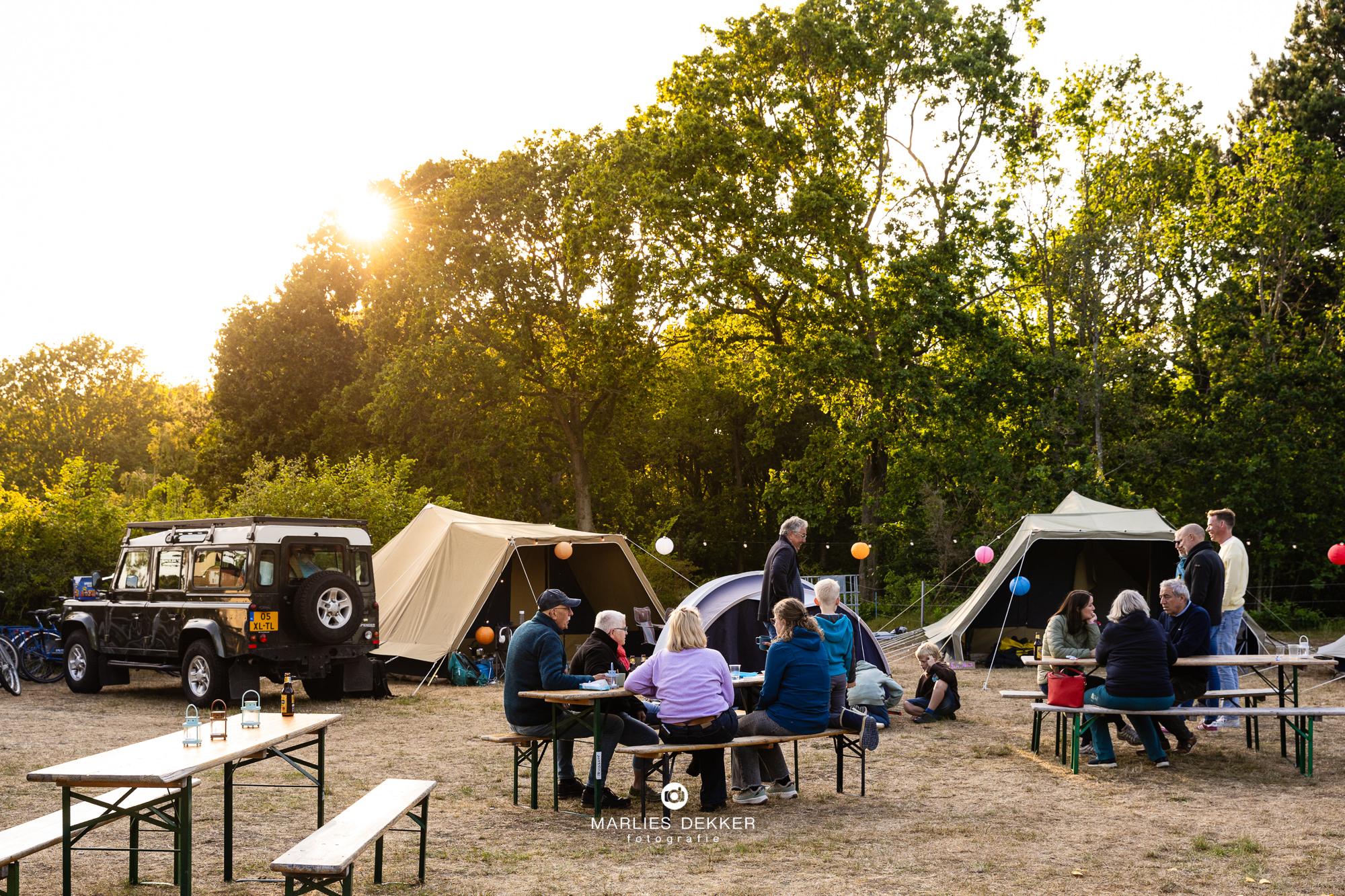Festivalbruiloft Terschelling, trouwen op de camping