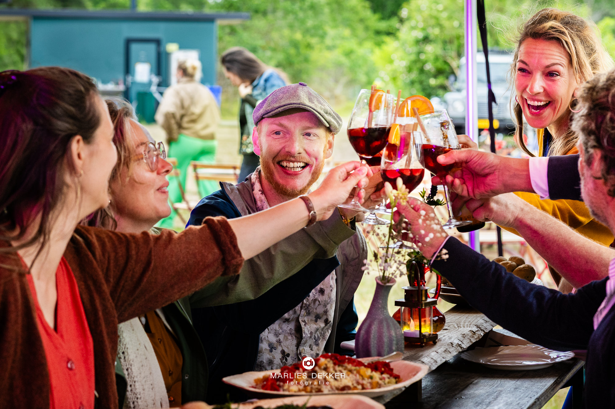 Festivalbruiloft Terschelling, trouwen op de camping op Terschelling