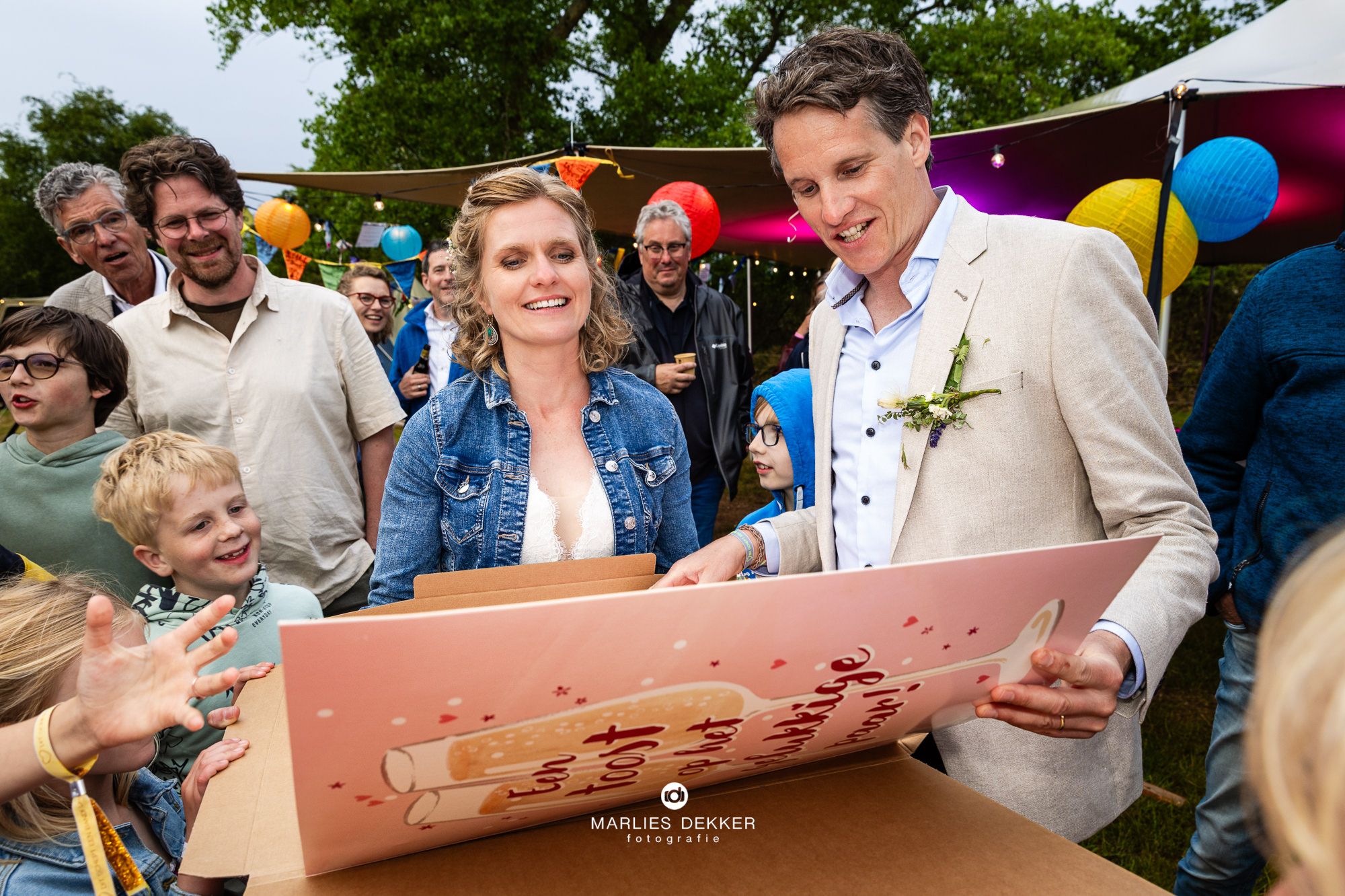 Festivalbruiloft Terschelling, trouwen op de camping op Terschelling